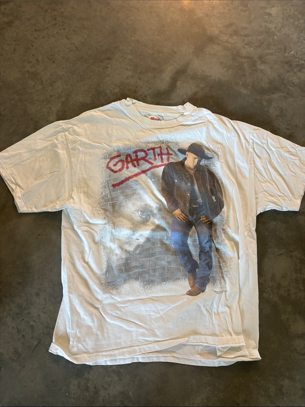 Vintage Garth brooks beefy Hanes tshirt with xl